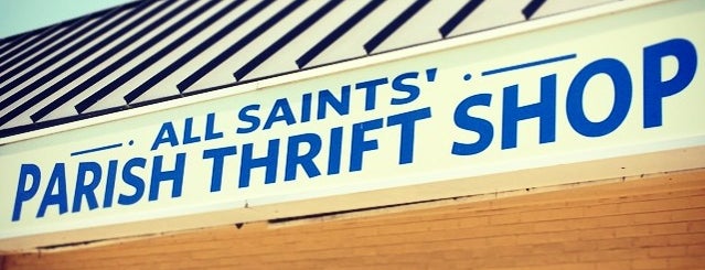 All Saints' Parish Thrift Shop is one of Thrift Stores: Baltimore & Beyond.