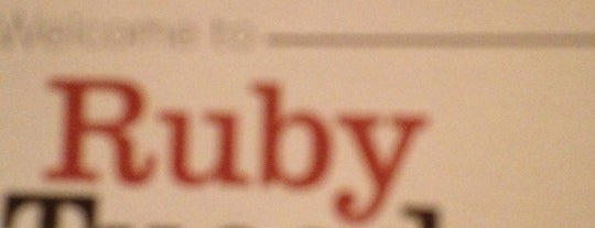 Ruby Tuesday is one of Saturday Date Night.