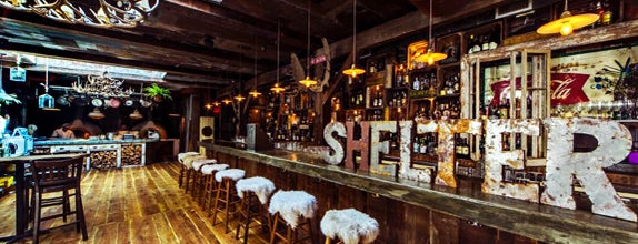 Shelter is one of good bar food - brooklyn.