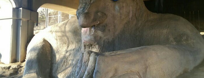 The Fremont Troll is one of Washington Places.