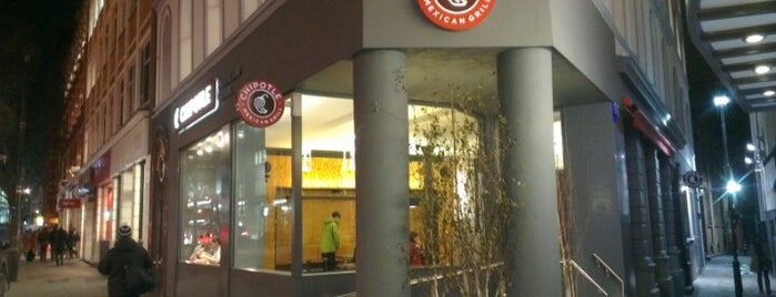 Chipotle Mexican Grill is one of London.