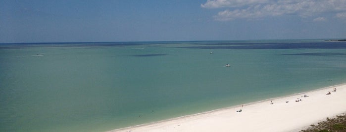 South Marco Beach is one of Tempat yang Disukai Jan.