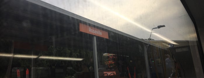Roseville Station is one of Sydney Trains (K to T).