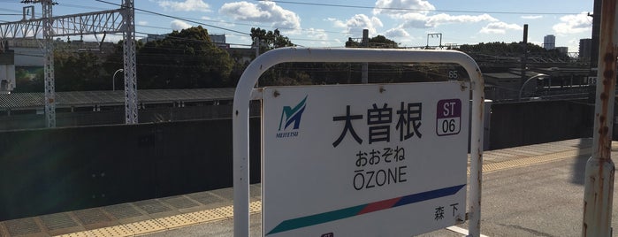 Ōzone Station is one of 東海地方の鉄道駅.