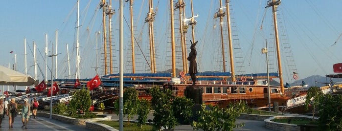 Marmaris Port is one of Marmaris, Turkey (July 2014).