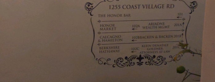 Honor Bar is one of Santa Barbara.