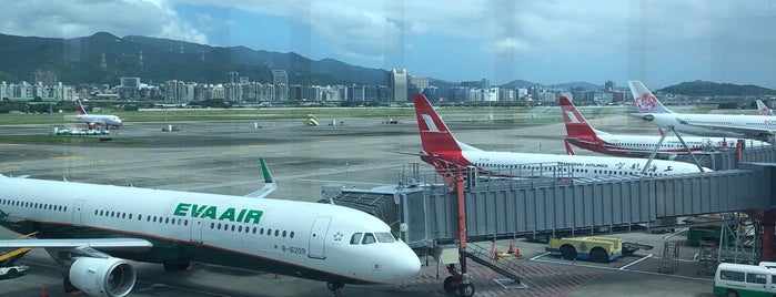 Taipei Songshan Airport Observation Deck is one of 一路平安　台湾.