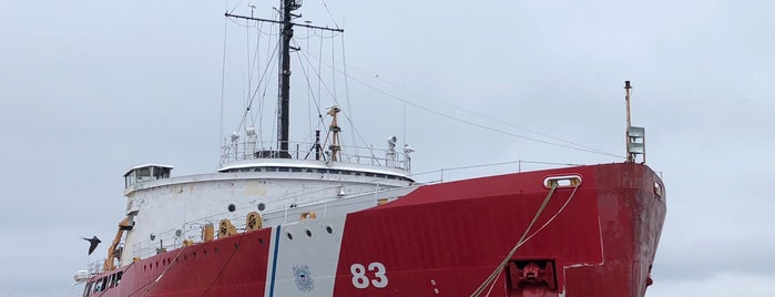 USCG Icebreaker Mackinaw WAGB-83 is one of Lake Michigan trip.