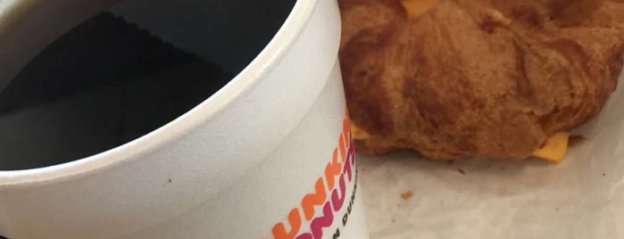 Dunkin' is one of Places I like to go.