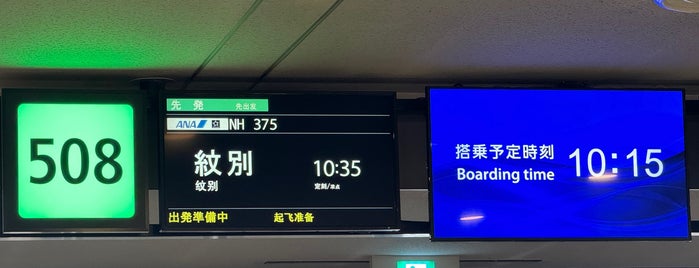Gate 508 is one of 羽田空港沖止めスポットリスト.