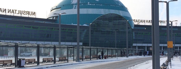 Astana Nursultan Nazarbayev Uluslararası Havalimanı (NQZ) is one of Казахстан.