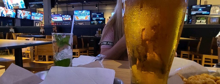 Buffalo Wild Wings is one of Places to try.