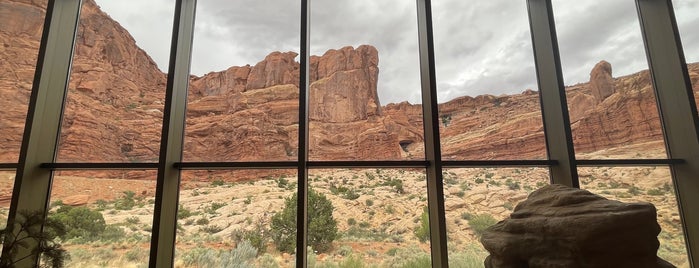 Arches National Park Visitor Center is one of (US&A).