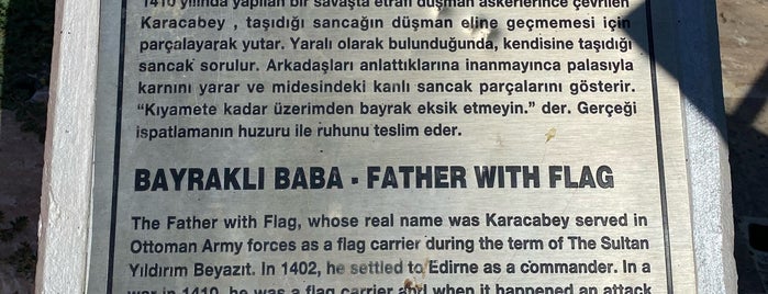 Bayraklı Baba Türbesi is one of Canakkale to Do List.
