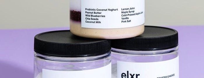 Elxr Juice Lab is one of Lieux sauvegardés par Kenneth.