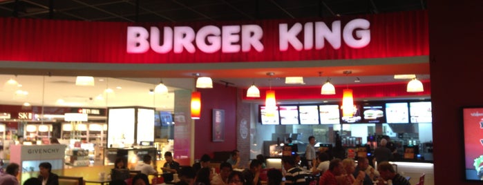 BURGER KING is one of Singapore Fast Food Outlets.