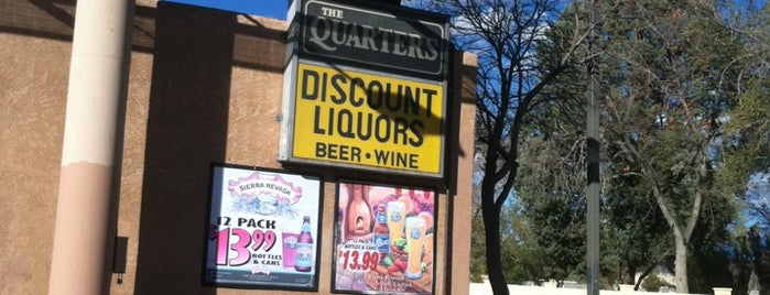Quarters Discount Liquors is one of The 7 Best Places for Fried Mushrooms in Albuquerque.
