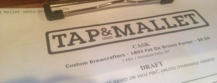 Tap & Mallet is one of Top Rochester Eats.