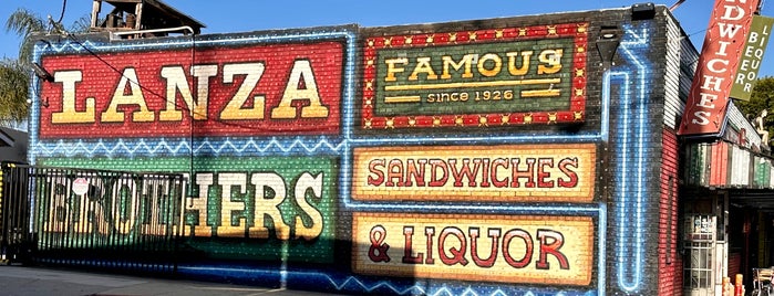 Lanza Brothers Market is one of Italian Old School L.A. Delis.