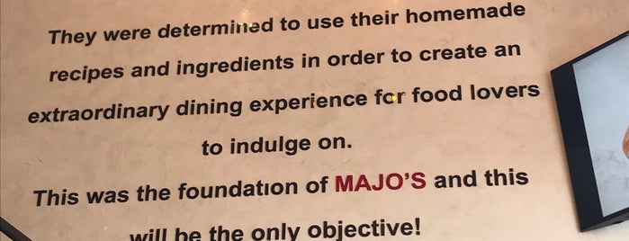 Majo’s is one of To visit list.