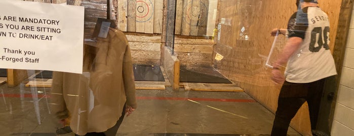 Forged Axe Throwing is one of Whistler.