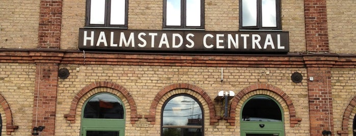 Halmstad Centralstation (J) is one of Øresundståget i väst.