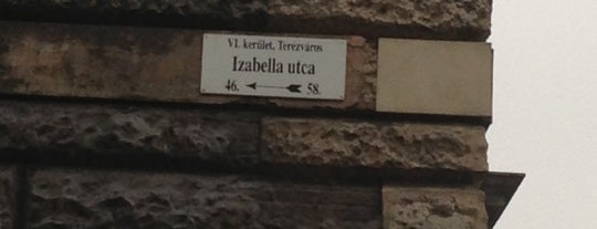 Izabella utca / Király utca (70, 78) is one of สถานที่ที่บันทึกไว้ของ Marton.