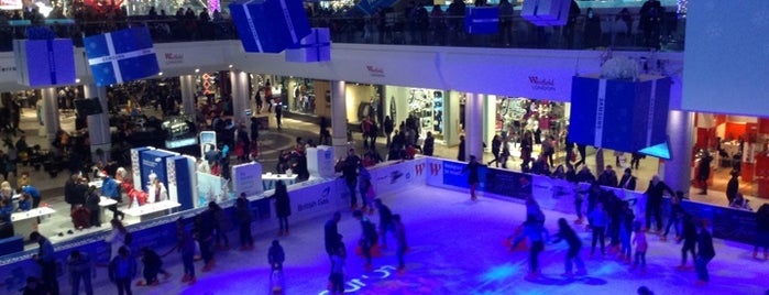 Westfield Ice Rink is one of 1000 Things To Do in London (pt 1).