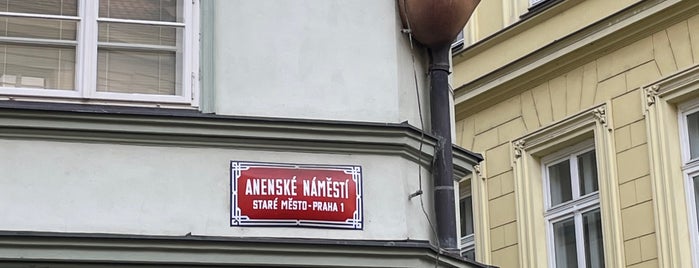 Anenské náměstí is one of Prague Town Squares.