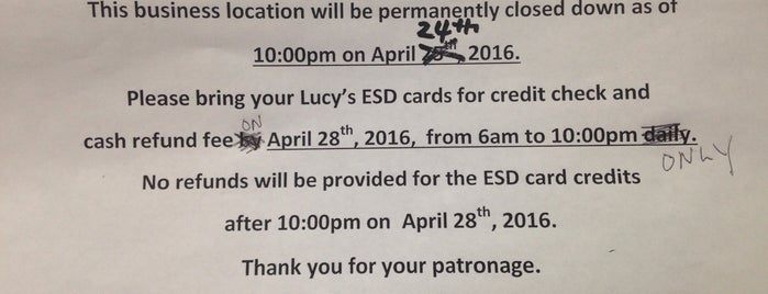 Lucy's Laundromat is one of USA - Remember.