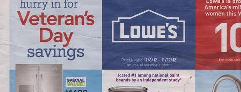 Lowe's is one of I've Been Here.