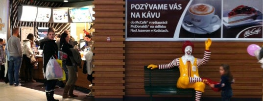 McDonald's is one of McDonald's and McCafé in Slovakia.