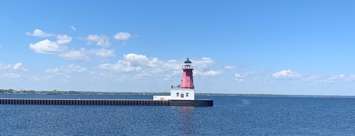 Menominee North Pier Lighthouse is one of Lake Michigan trip.