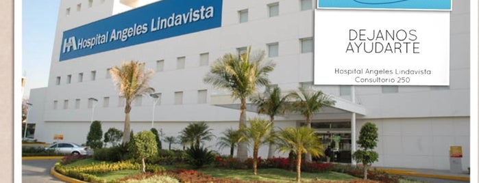 Hospital Ángeles Lindavista is one of Tempat yang Disukai Emmanuel.