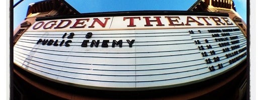 Ogden Theatre is one of Denver.