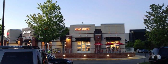 Five Guys is one of Fave Eats.