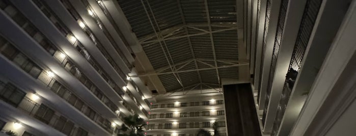 Embassy Suites by Hilton is one of favs.