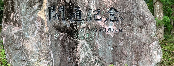 常磐自動車道開通記念碑 is one of RWの道路記念碑訪問記録.
