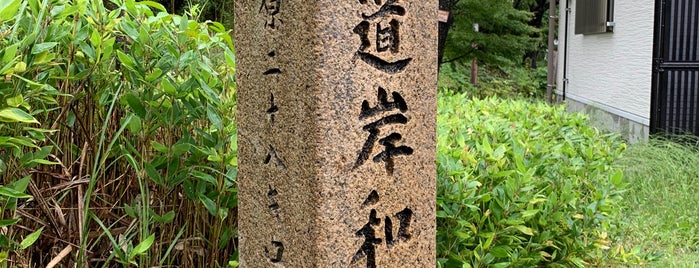阪和道岸和田の石碑 is one of RWの道路記念碑訪問記録.