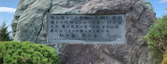宮沢賢治詩「噴火湾（ノクターン）」の碑 is one of RWの道路記念碑訪問記録.