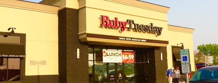Ruby Tuesday is one of Favorites.