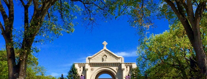 St Boniface Cathedral is one of Winnipeg.
