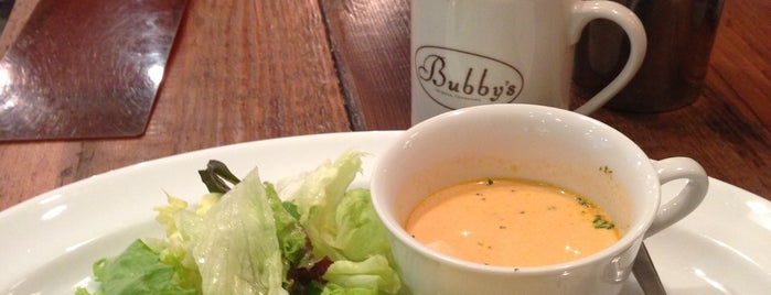 Bubby's is one of 食べたいハンバーガー屋.