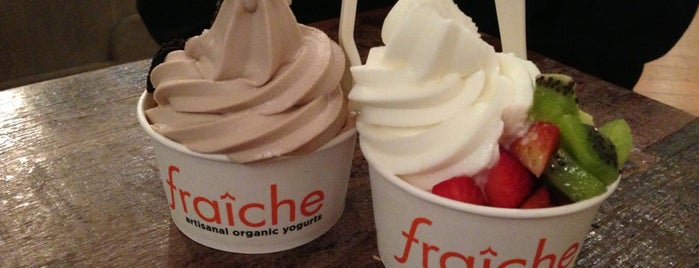 Fraiche Yogurt is one of สถานที่ที่ Mona ถูกใจ.
