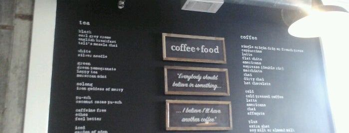 Coffee + Food is one of Fatty list.