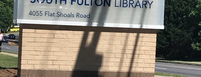 Atlanta Fulton Public Library - South Fulton Branch is one of Tempat yang Disukai Chester.