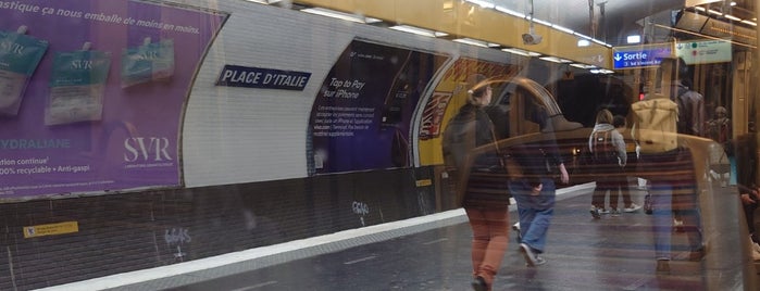 Métro Place d'Italie [5,6,7] is one of Stations de metro a Paris.