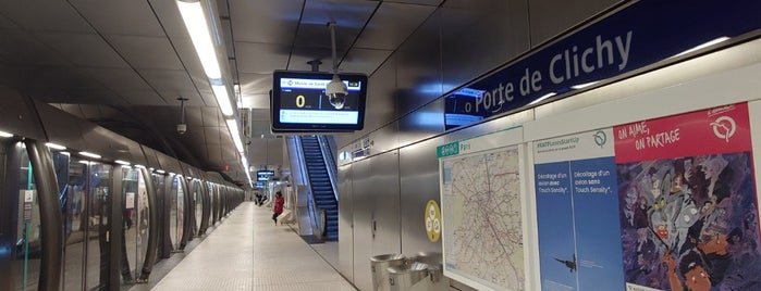 Métro Porte de Clichy [13, 14] is one of Paris Trip List.