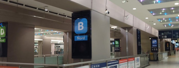 RER Paris Gare du Nord [B, D] is one of Paris, France, 2017.