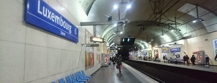 RER Luxembourg [B] is one of Paris: husband's hometown ♥.